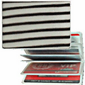 Black/White Stripe 3D Lenticular ID / Credit Card Holder (Stock)
